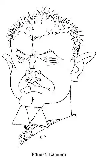 Шарж на Э. Лаамана