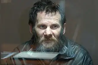 Селезнёв на заседании суда (март 2020)