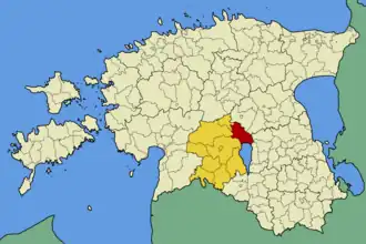 Колга-Яани на карте