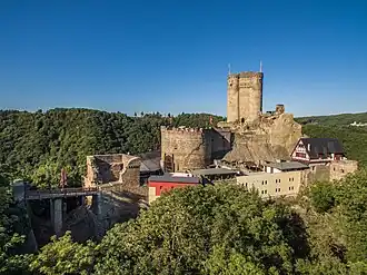 Вид замка с северной стороны