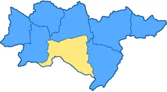 Александровский уезд на карте