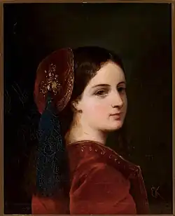Елизавета Красинская. Портрет сестры, Екатерины Потоцкой, 1841, Национальный музей (Варшава)