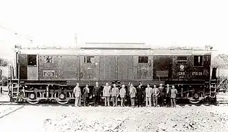 Электровоз СИ10-09 в депо Хашури