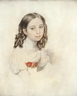 Портрет работы К. П. Брюллова (1819)