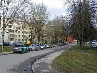 Вид от улицы Тапешу