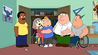 Промокартинка. Крис влюбился в куклу по имени Хизер.