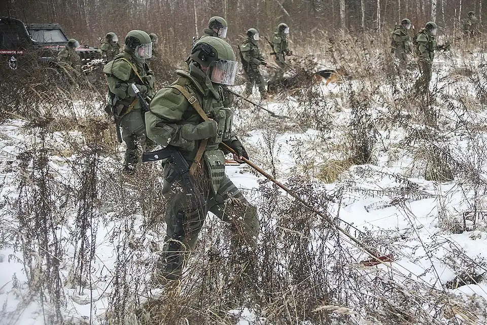 Подготовка младших специалистов Инженерных войск России в 66-м межведомственном учебном методическом центре (Николо-Урюпино)