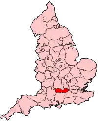 Беркшир на карте