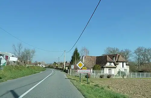 Въезд в Лаа-Мондранс