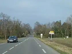 Въезд в Монтардон