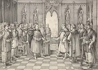 Посольство короля Яна II Казимира к гетману Богдану Хмельницкому