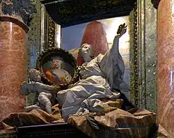 Надгробие Клементины Собеской. 1742. Мрамор. Собор Святого Петра, Рим