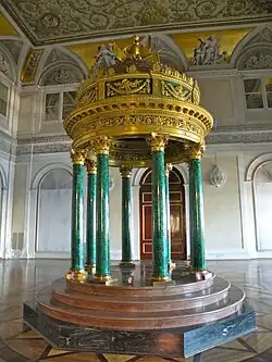 Храм-ротонда. 1836. Аванзал Зимнего дворца в Санкт-Петербурге