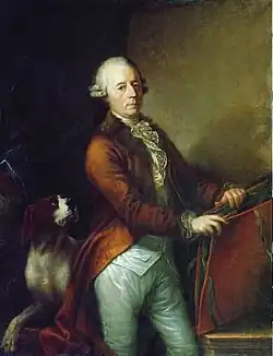 Е. Д. Камеженков. Портрет И. Ф. Гроота. 1788Холст, масло. 134 × 102 смРусский музей, Санкт-Петербург