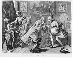 Вкус светской жизни. По картине У. Хогарта (с уменьшением). Между 1794 и 1835