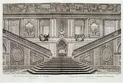 Лестница послов Большого дворца в Версале. Проект. Ок. 1671