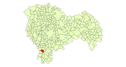 Расположение муниципалитета на карте провинции