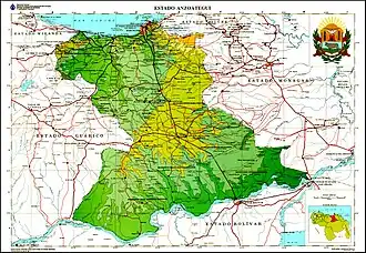 Ансоатеги на карте