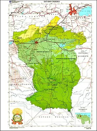 Кохедес на карте