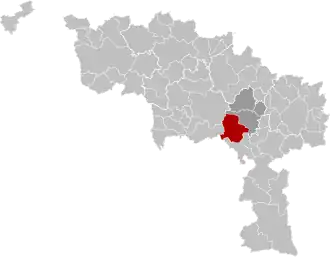 Расположение муниципалитета на карте провинции