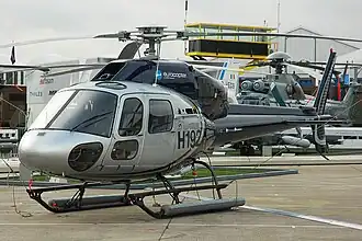 Вертолёт Eurocopter AS 350 Ecureuil.