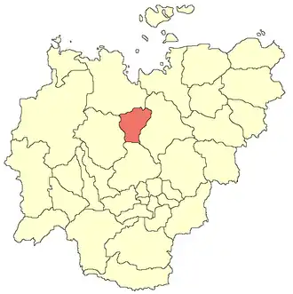 Эвено-Бытантайский национальный улус (район) на карте