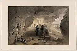 Уильям Симпсон, 1855 г. Позиция стрелков в монастыре