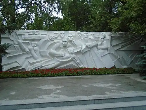 Скульптура «Расстрел» в 2022 году