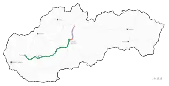 Карта строительства автотрассы R1