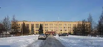 Площадь Введенского, дом № 1. Административный корпус Фрязинского филиала Института Радиоэлектроники (ФИРЭ) РАН