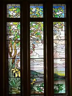 Витраж, Здание мэрии города Эвиль, Франция, 1901 — 1903 годы