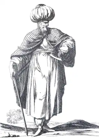 Первый (прижизненный) портрет Фахр-ад-дина II. 1632 год, написан его врачом