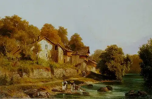 Прачки в Южных Альпах  (1870)