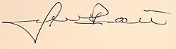 Изображение автографа