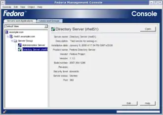 Скриншот программы 389 Directory Server