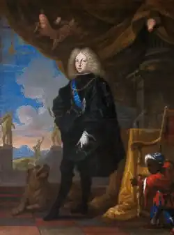 Портрет короля Испании Филиппа V, Саламанкский университет