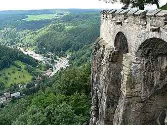 Южная сторона крепостной стены