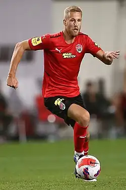 Дагерстоль в составе «Химок» в 2021 г.