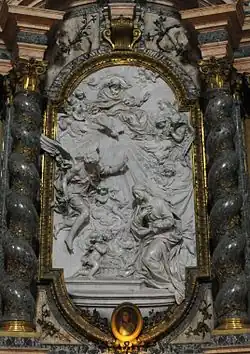 Благовещение. 1750. Мрамор. Церковь Сант-Иньяцио, Рим