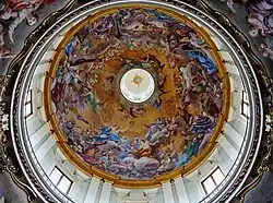 А. Д. Габбиани. Роспись купола. «Слава Маддалены-деи-Пацци». 1702–1718