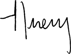 Изображение автографа