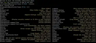 Скриншот программы Friendly interactive shell