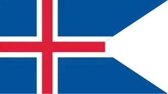 Правительственный и военно-морской флаг Исландии