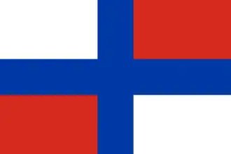 Предполагаемый проект флага корабля «Орёл» (1668−1670),а также флаг российских кораблей при штурме Азова в 1696 году