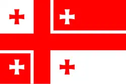 Флаг Государственного совета геральдики Грузии