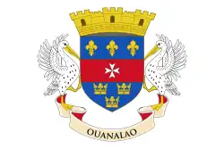 Флаг региона Сен-Бартелеми