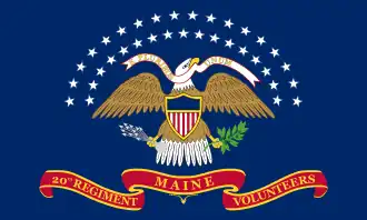 флаг штата Мэн