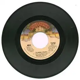 Обложка сингла Kiss «Flaming Youth» (1976)