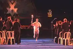 Мики Беркович на открытии XV Маккабианских игр