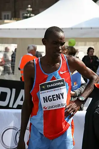 Джозеф на Туринском марафоне (2008 год)